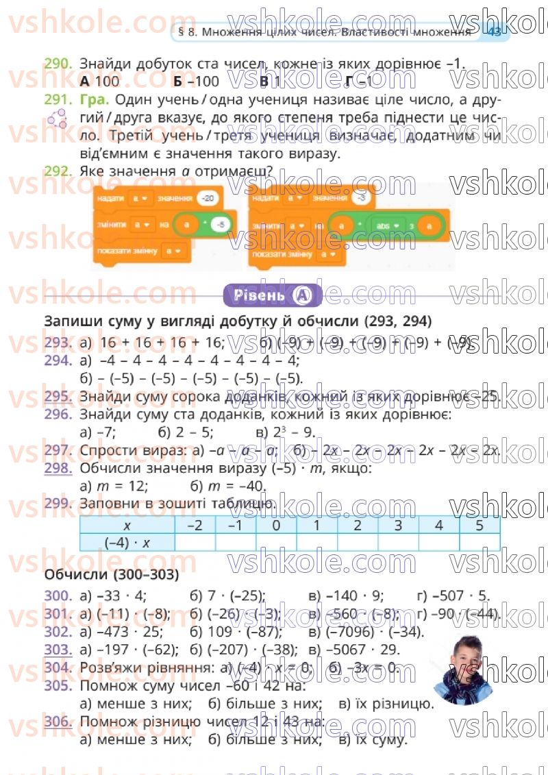 Страница 43 | Підручник Математика 6 клас Г.П. Бевз, В.Г. Бевз 2023 1 частина