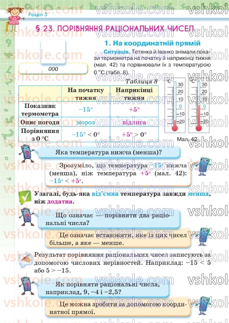 Страница 44 | Підручник Математика 6 клас Н.А. Тарасенкова, І.М. Богатирьова, О.М. Коломієць, З.О. Сердюк  2023 2 частина