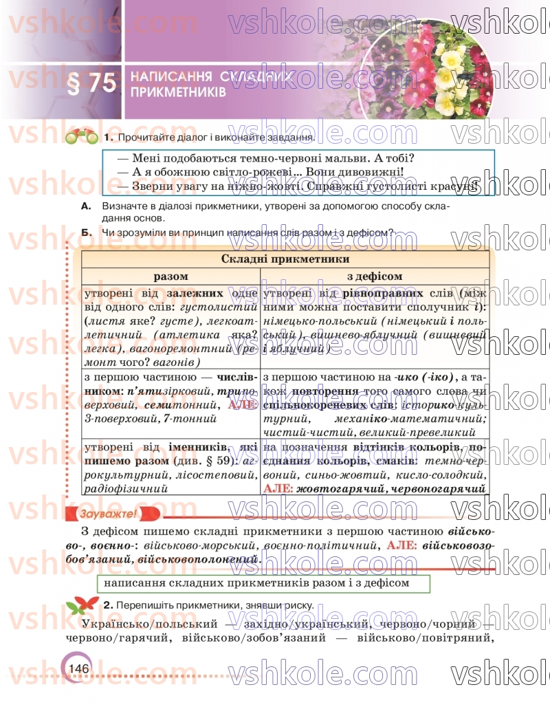 Страница 146 | Підручник Українська мова 6 клас О.М. Авраменко 2023