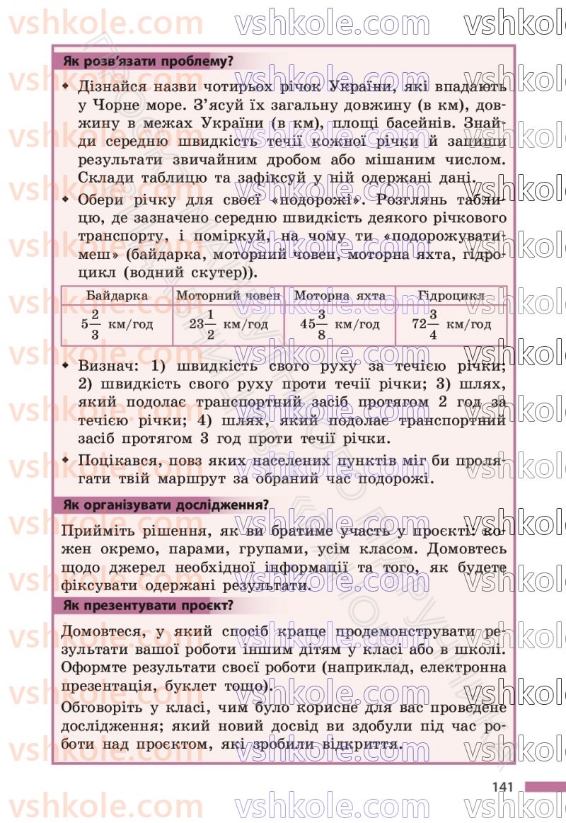 Страница 141 | Підручник Математика 6 клас С.О. Скворцова, К.В. Нєдялкова 2023 1 частина