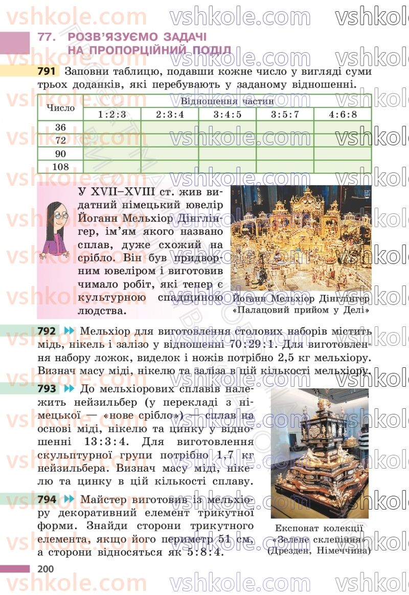 Страница 200 | Підручник Математика 6 клас С.О. Скворцова, К.В. Нєдялкова 2023 1 частина