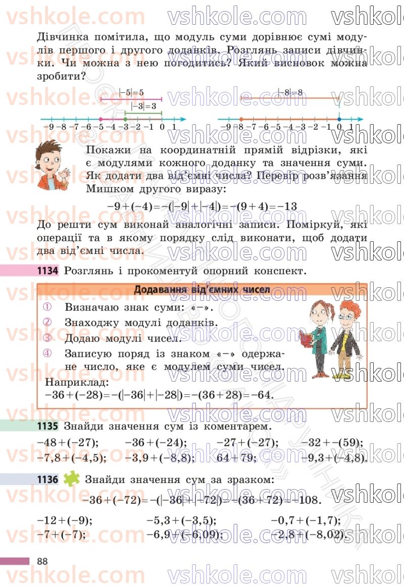 Страница 88 | Підручник Математика 6 клас С.О. Скворцова, К.В. Нєдялкова 2023 2 частина