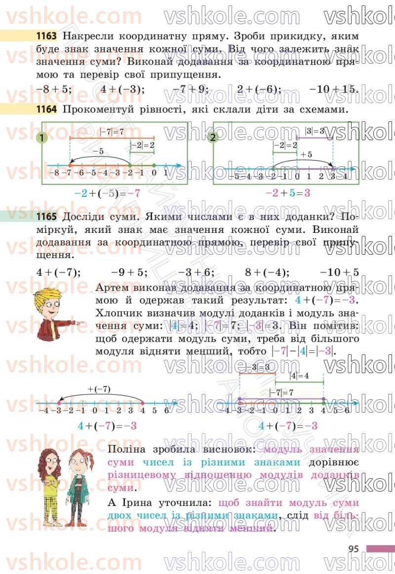 Страница 95 | Підручник Математика 6 клас С.О. Скворцова, К.В. Нєдялкова 2023 2 частина