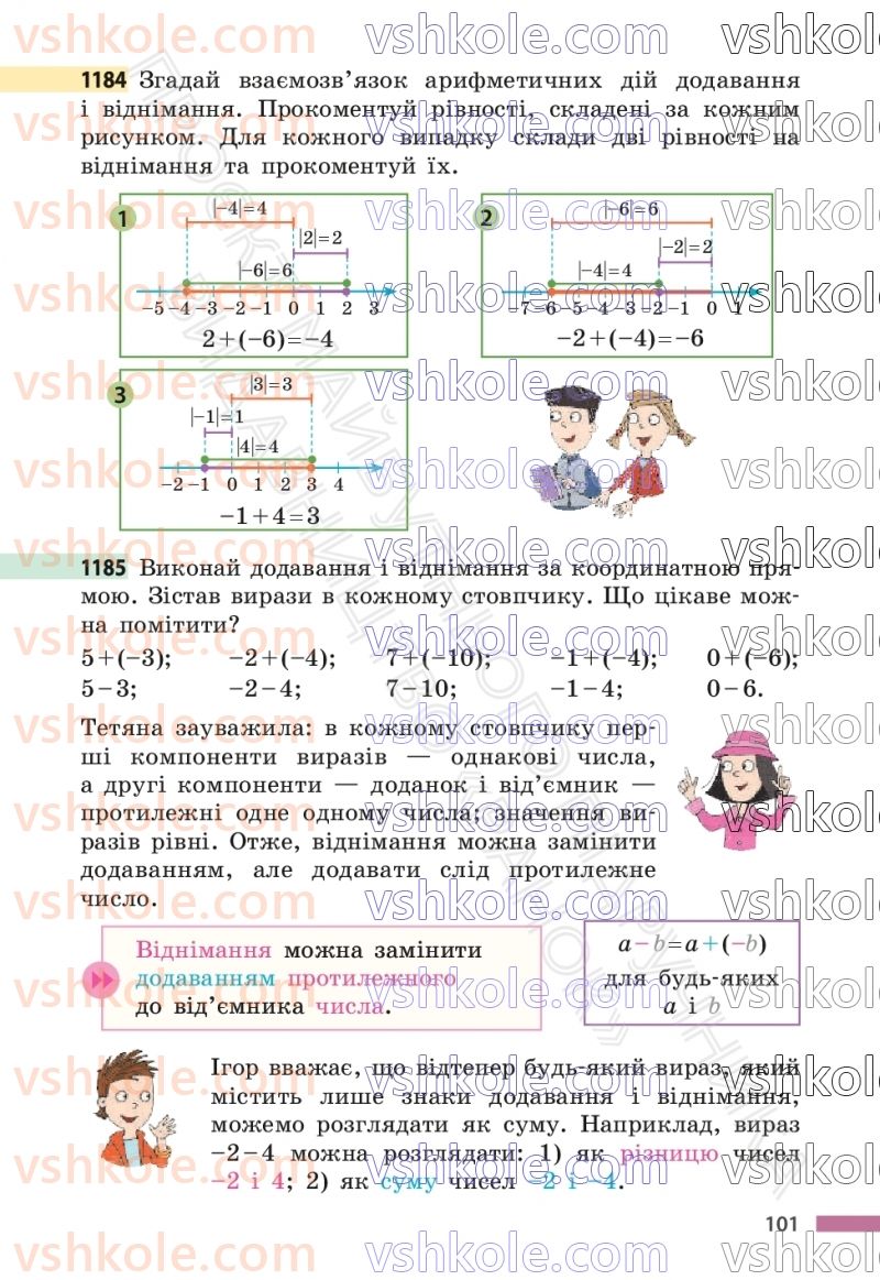Страница 101 | Підручник Математика 6 клас С.О. Скворцова, К.В. Нєдялкова 2023 2 частина