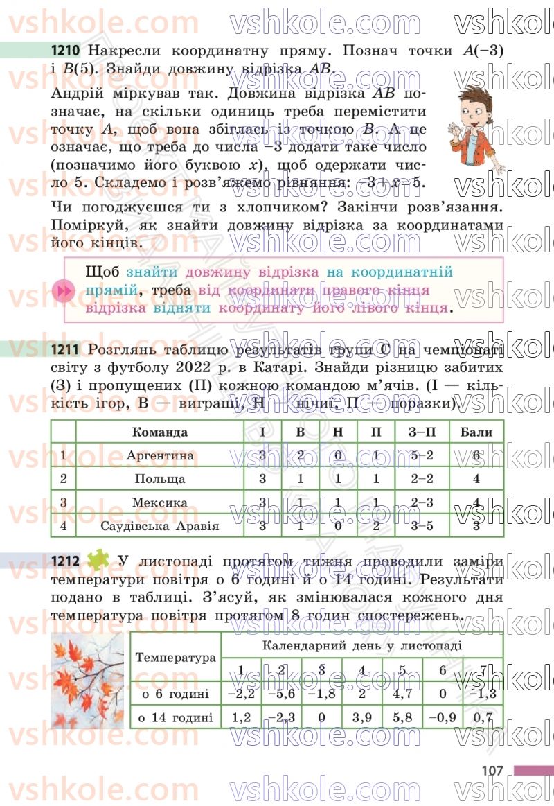 Страница 107 | Підручник Математика 6 клас С.О. Скворцова, К.В. Нєдялкова 2023 2 частина