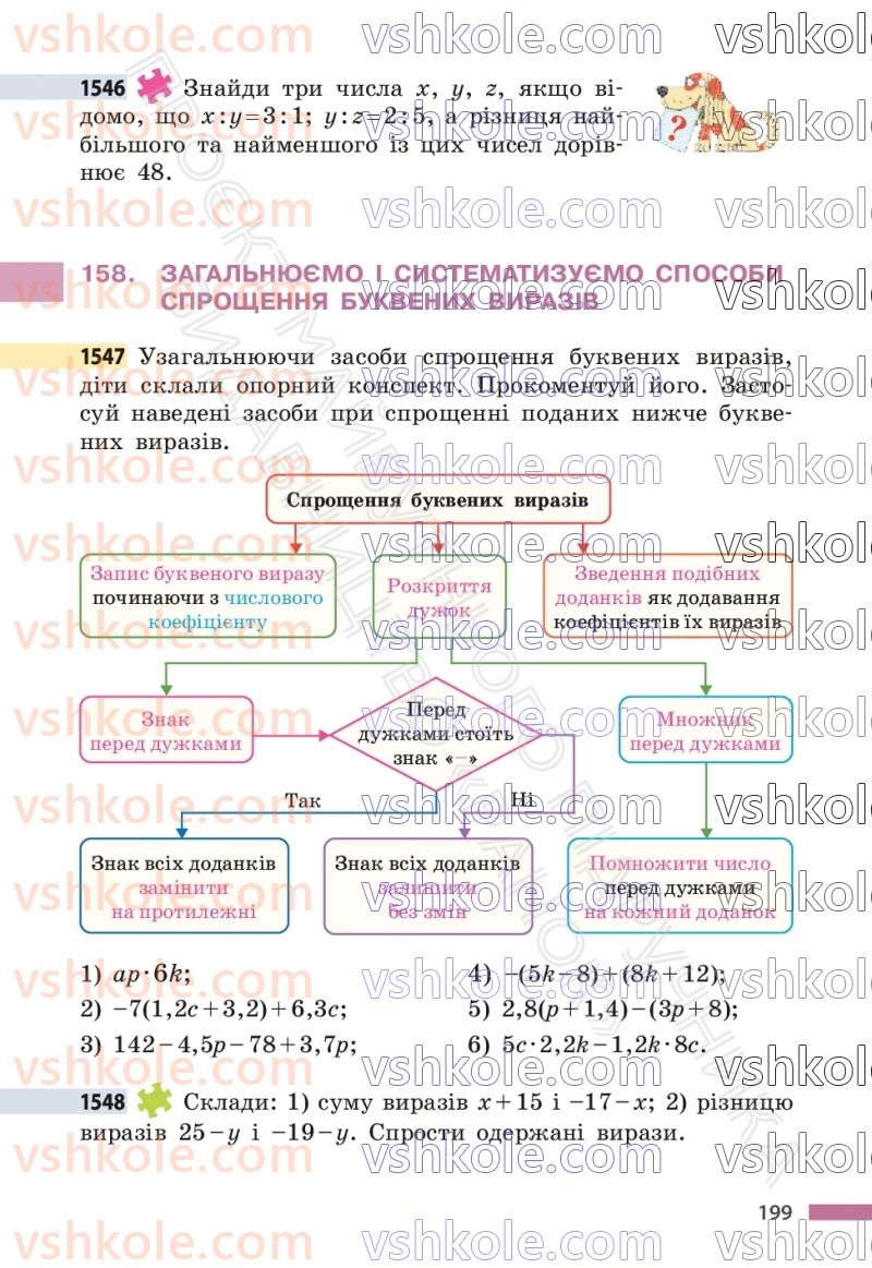 Страница 199 | Підручник Математика 6 клас С.О. Скворцова, К.В. Нєдялкова 2023 2 частина