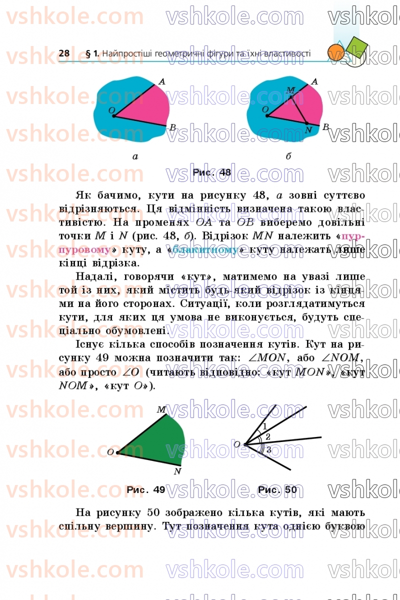 Страница 28 | Підручник Геометрія 7 клас А.Г. Мерзляк, В.Б. Полонський, М.С. Якір 2024