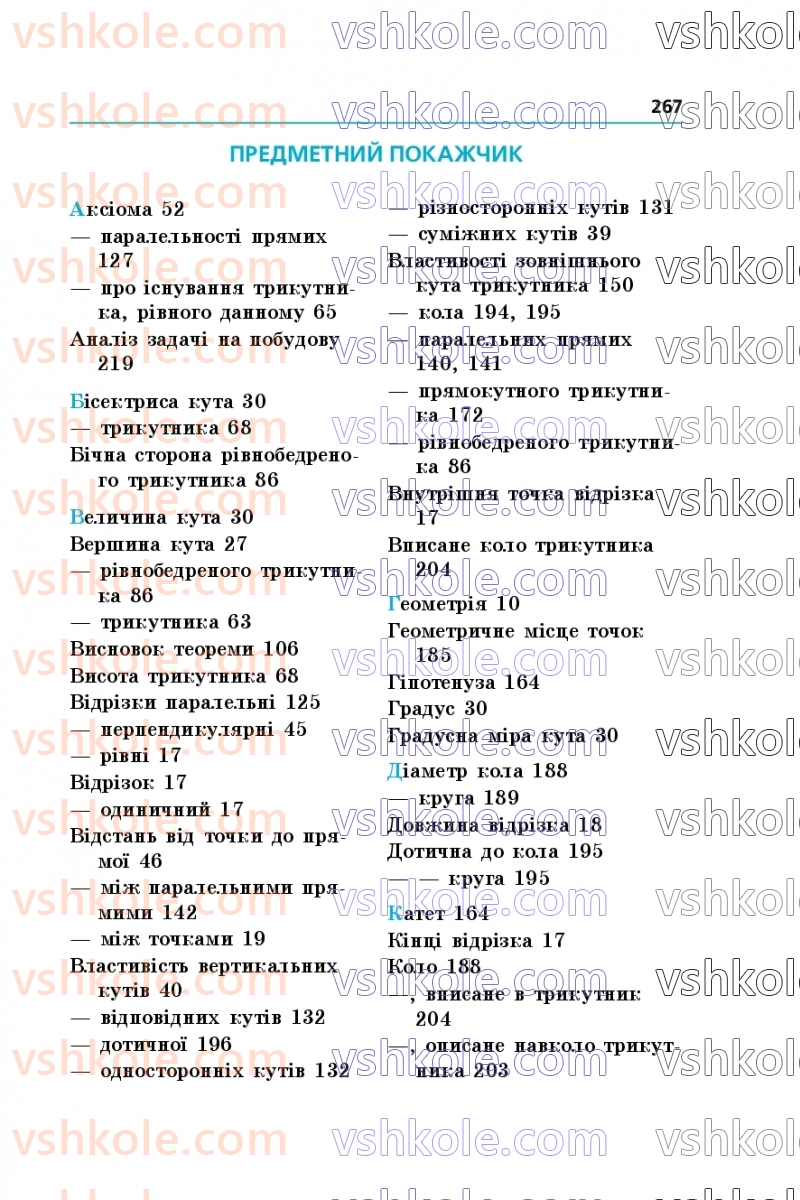 Страница 267 | Підручник Геометрія 7 клас А.Г. Мерзляк, В.Б. Полонський, М.С. Якір 2024