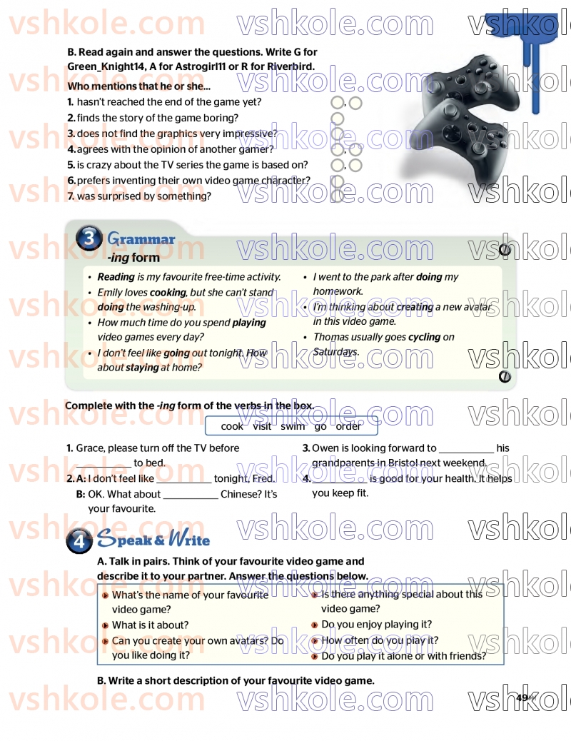 Страница 49 | Підручник Англiйська мова 7 клас Г.К. Мітчелл 2024