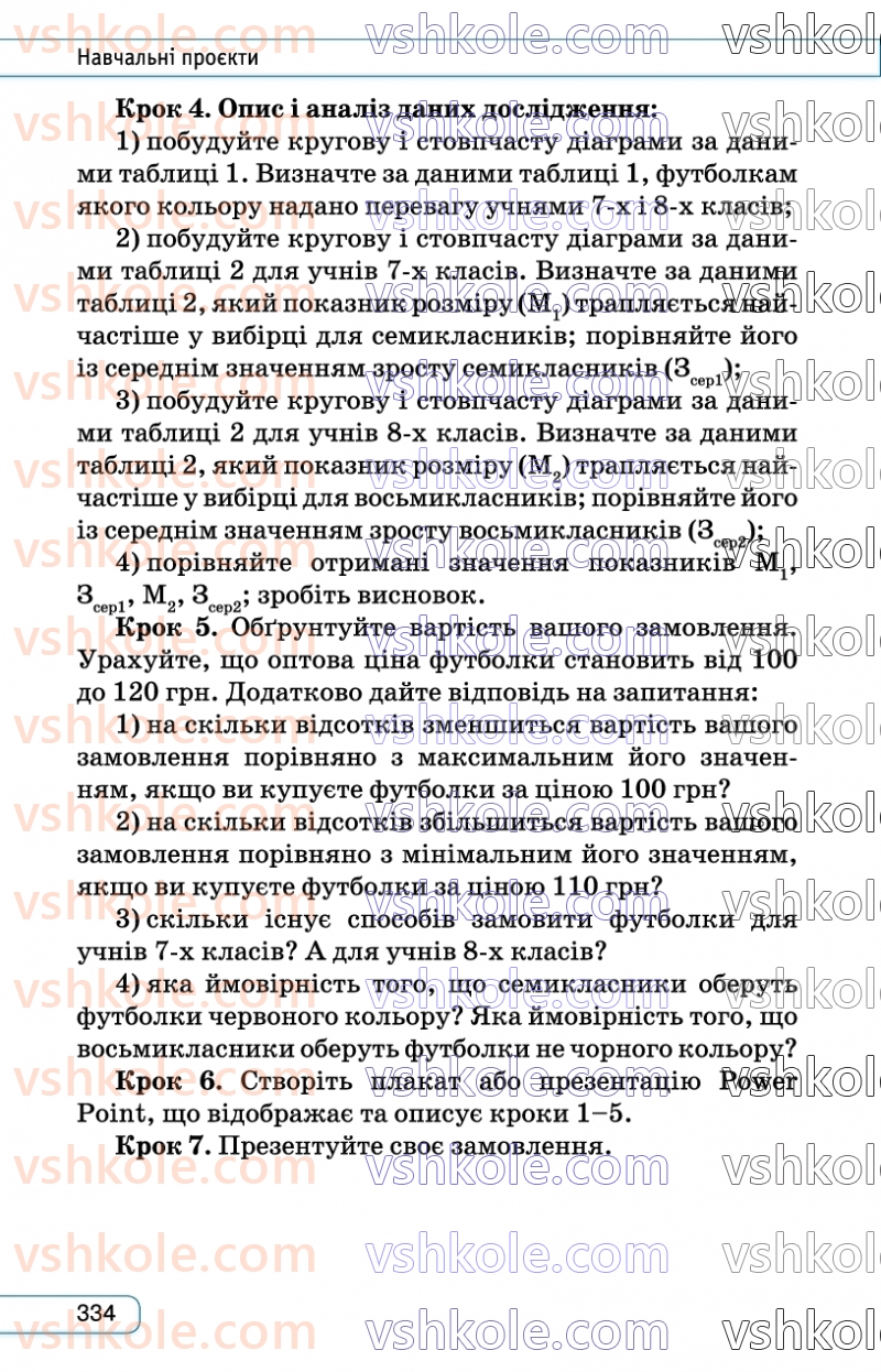 Страница 334 | Підручник Алгебра 7 клас Н.А. Тарасенкова, І.М. Богатирьова, О.М. Коломієць  2024