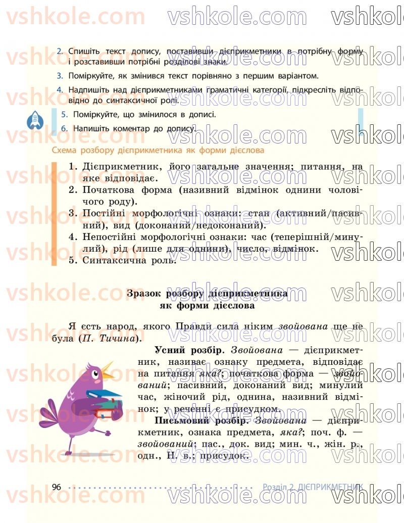 Страница 96 | Підручник Українська мова 7 клас І.М. Літвінова 2024