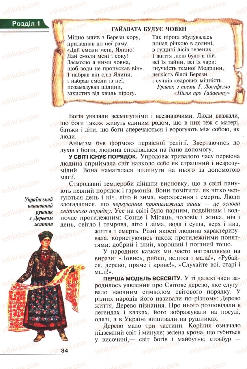 Страница 34 | Підручник Історія 6 клас А.И. Шалагинова, Б.Б. Шалагинов 2006