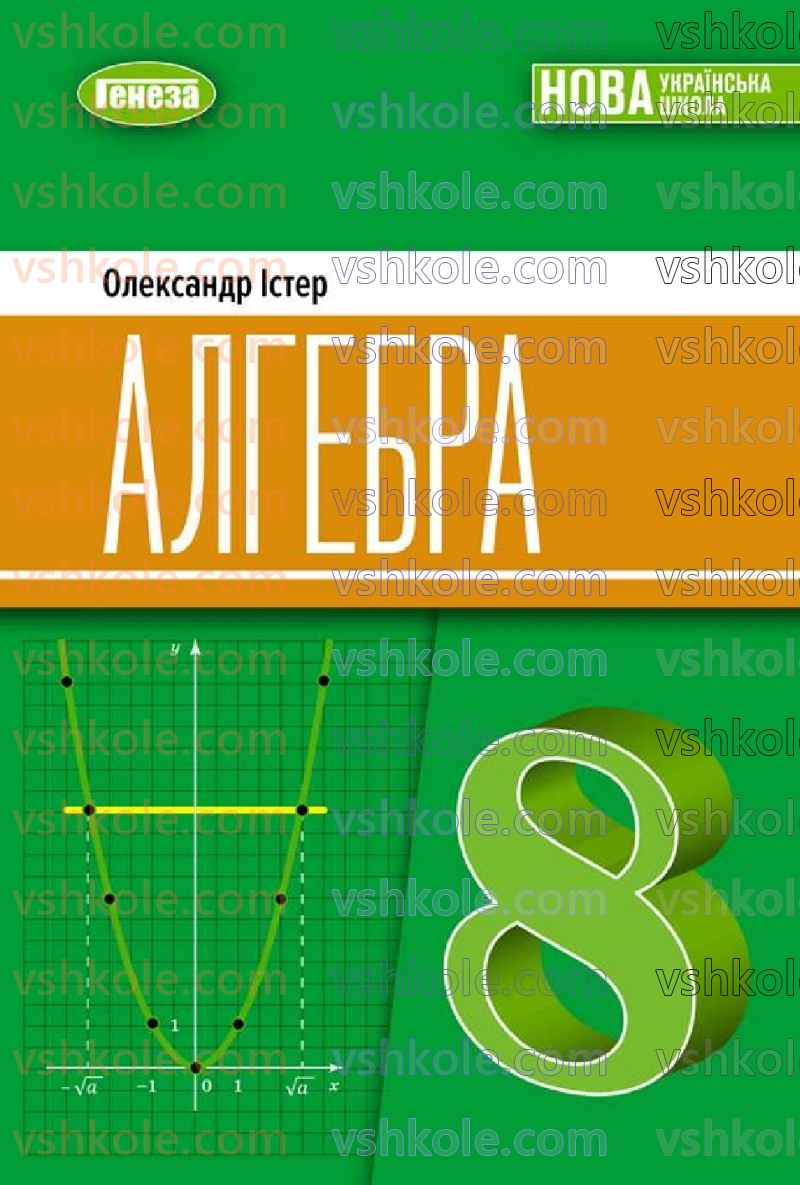 Страница 0 | Підручник Алгебра 8 клас О.С. Істер  2025