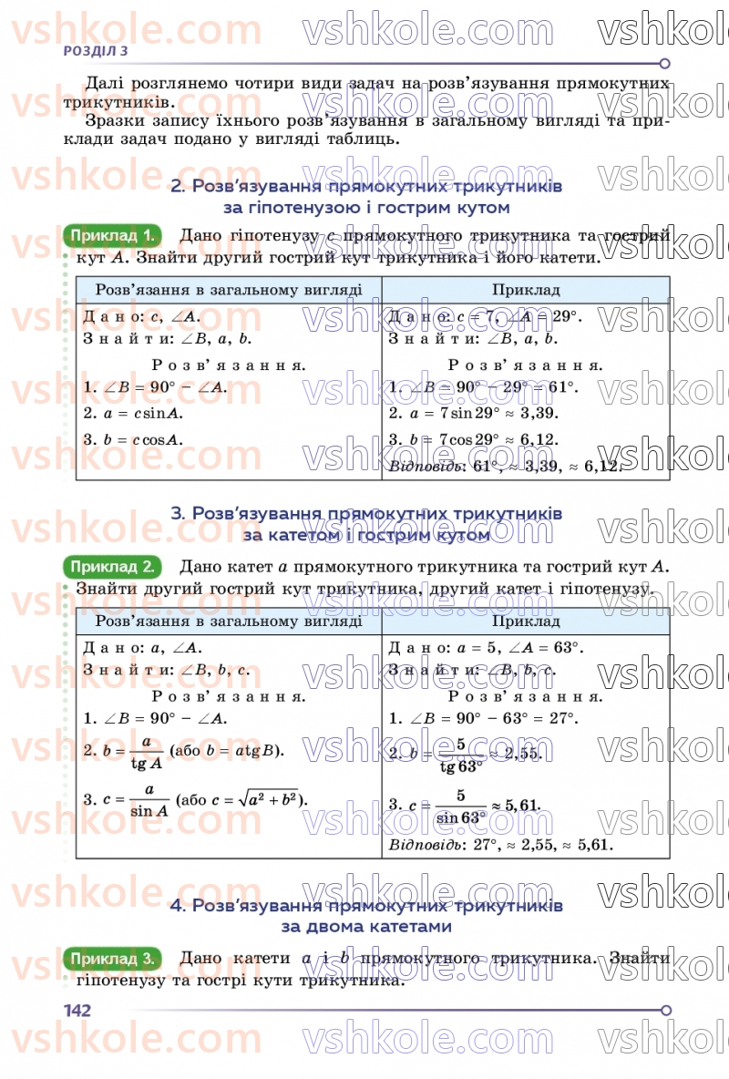Страница 142 | Підручник Геометрія 8 клас О.С. Істер 2025