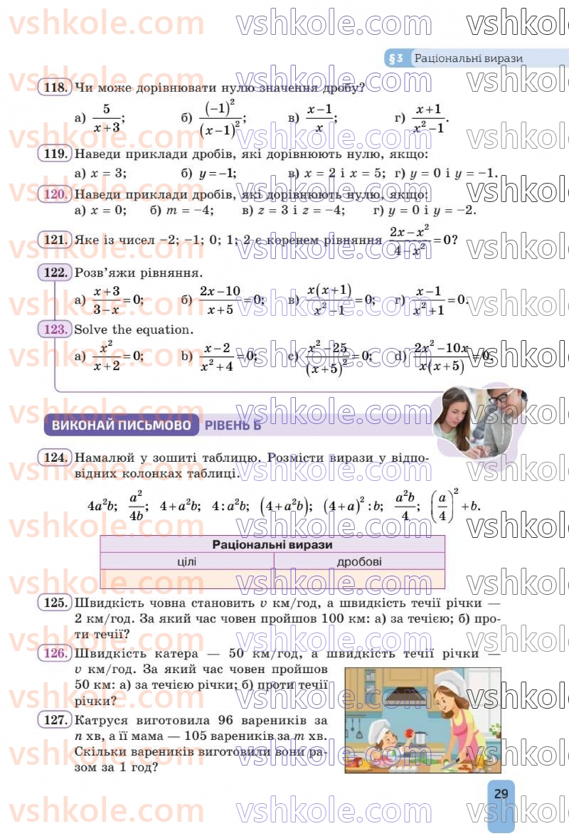 Страница 29 | Підручник Алгебра 8 клас Г.П. Бевз, В.Г. Бевз 2025