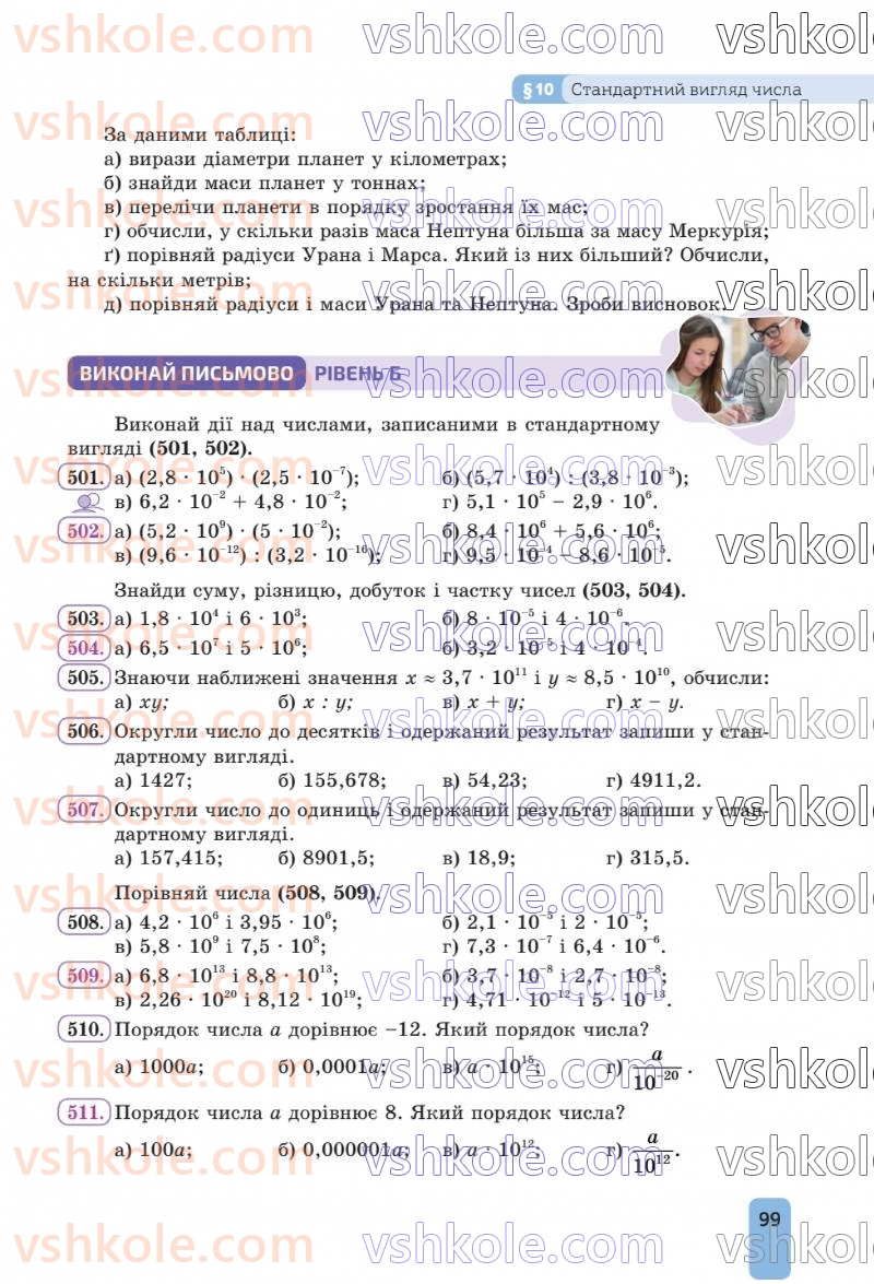 Страница 99 | Підручник Алгебра 8 клас Г.П. Бевз, В.Г. Бевз 2025