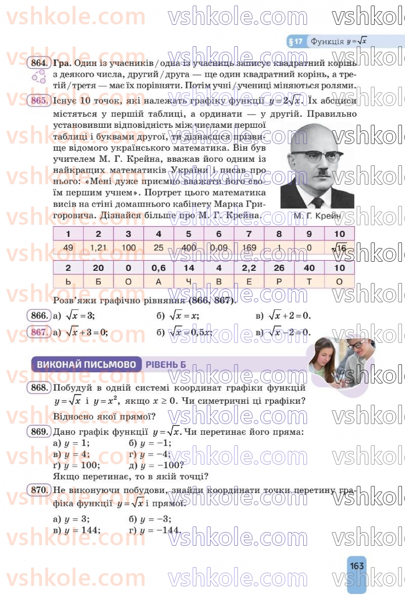 Страница 163 | Підручник Алгебра 8 клас Г.П. Бевз, В.Г. Бевз 2025