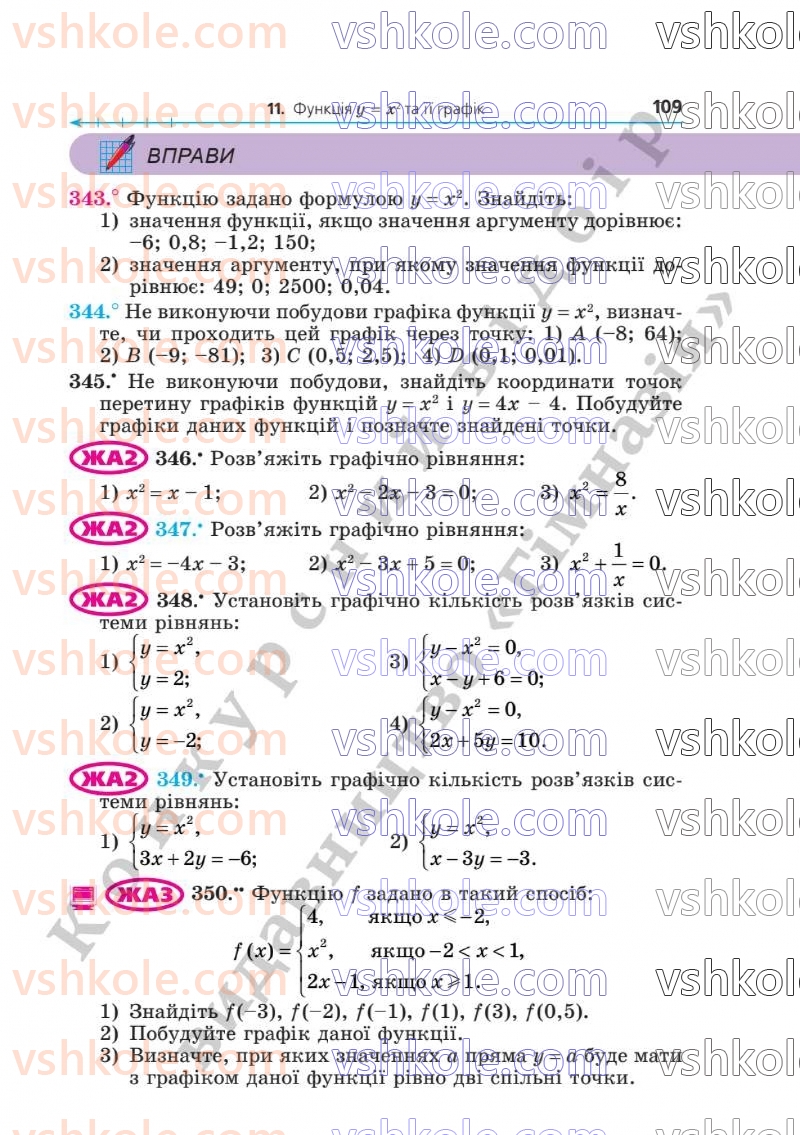 Страница 109 | Підручник Алгебра 8 клас А.Г. Мерзляк, В.Б. Полонський, M.С. Якір  2025