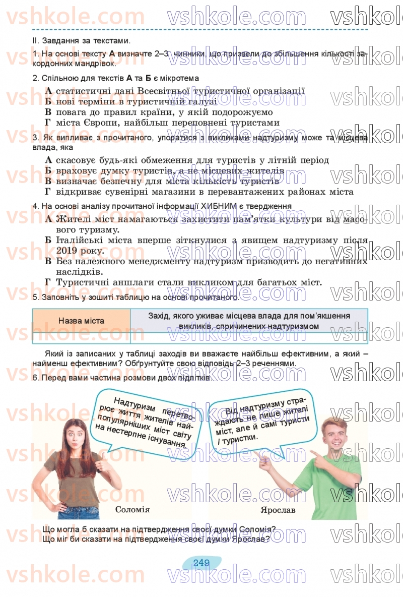 Страница 249 | Підручник Українська мова 8 клас В.В. Заболотний, О.В. Заболотний 2025