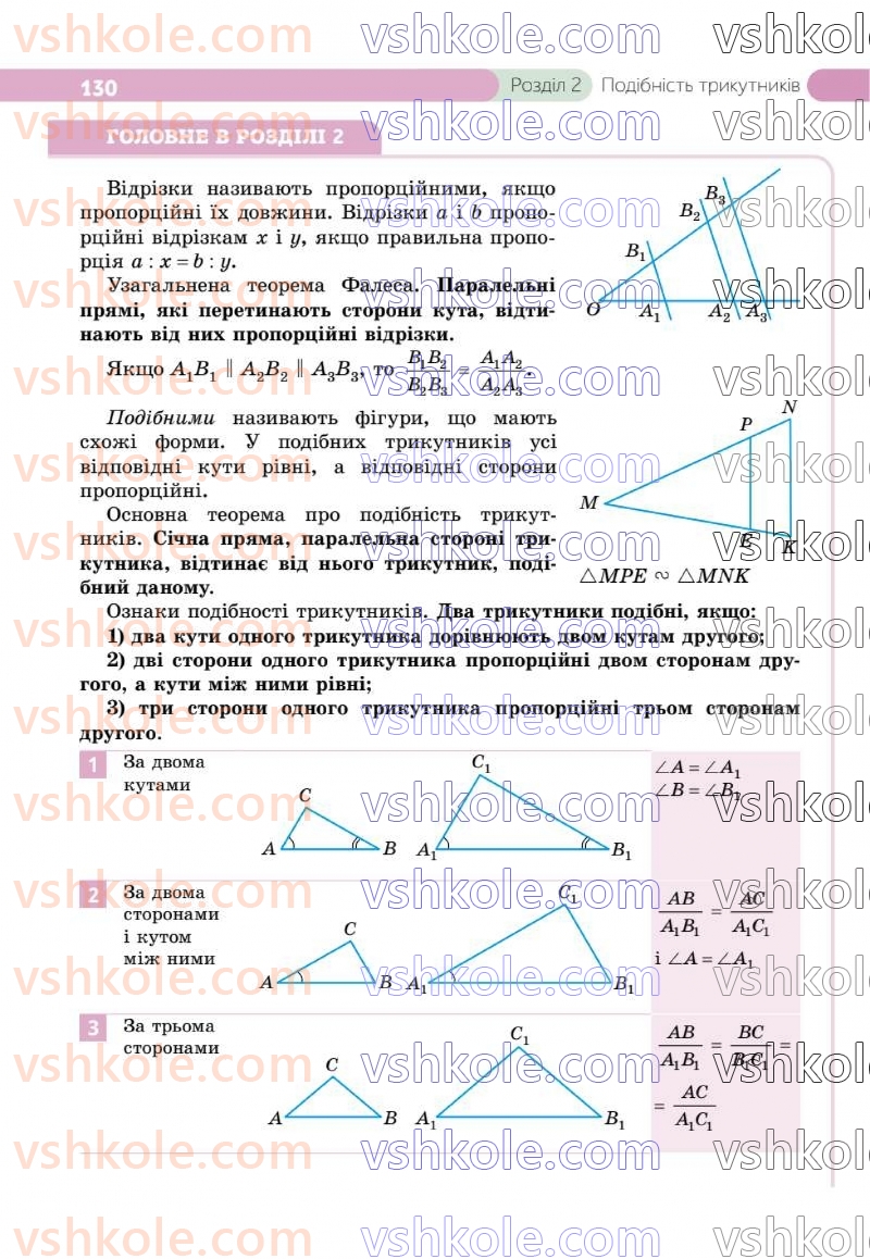 Страница 130 | Підручник Геометрія 8 клас Г.П. Бевз, В.Г. Бевз 2025