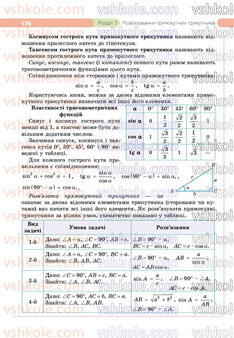 Страница 176 | Підручник Геометрія 8 клас Г.П. Бевз, В.Г. Бевз 2025