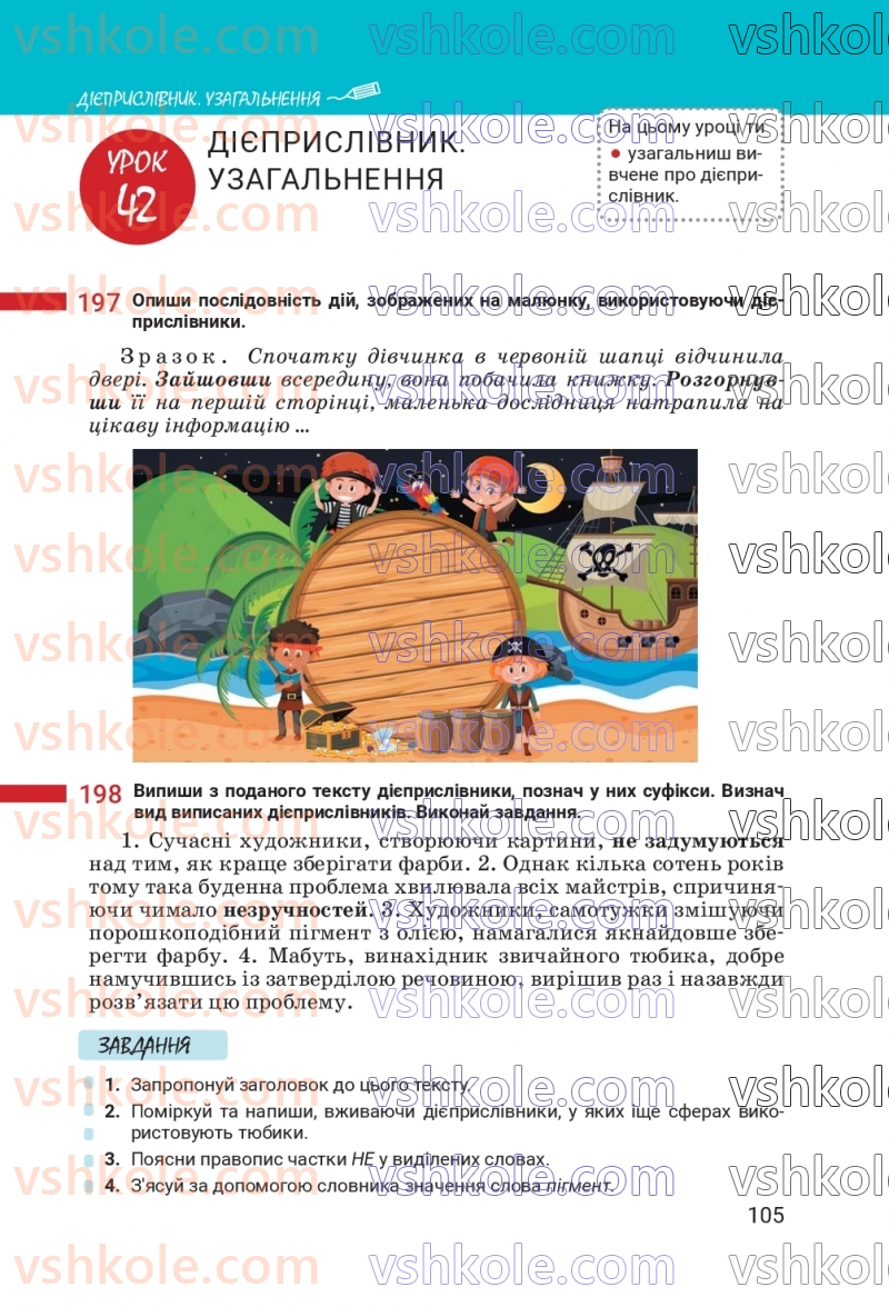 Страница 105 | Підручник Українська мова 7 клас А.В. Онатій, Т.П. Ткачук 2024