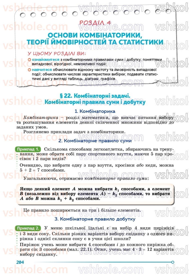 Страница 204 | Підручник Алгебра 9 клас О.С. Істер 2026