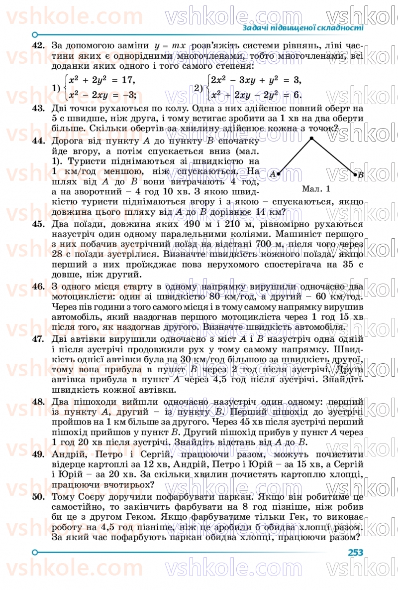 Страница 253 | Підручник Алгебра 9 клас О.С. Істер 2026