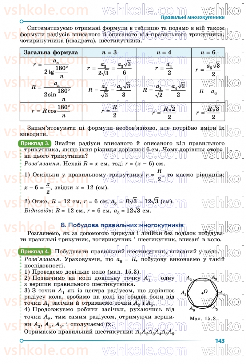 Страница 143 | Підручник Геометрія 9 клас О.С. Істер 2026
