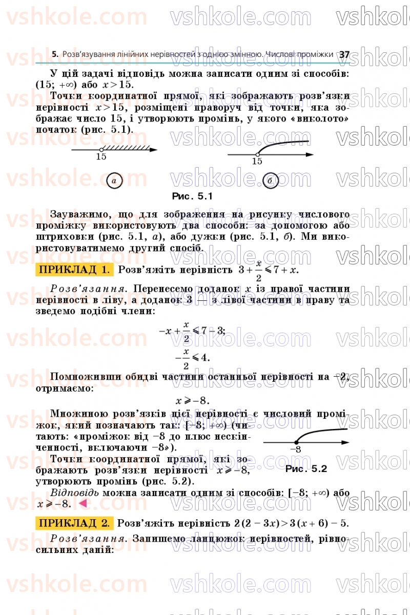 Страница 37 | Підручник Алгебра 9 клас А.Г. Мерзляк, М.С. Якір 2026
