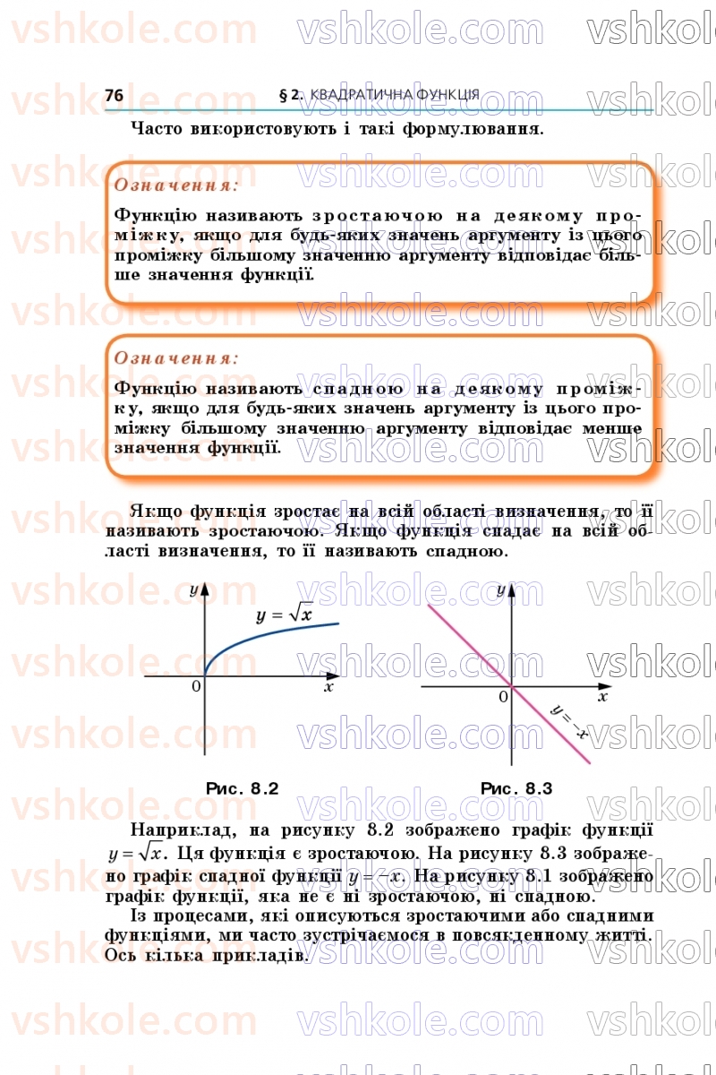 Страница 76 | Підручник Алгебра 9 клас А.Г. Мерзляк, М.С. Якір 2026