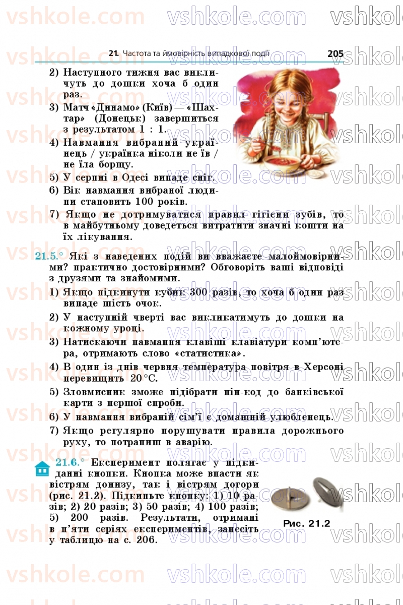 Страница 205 | Підручник Алгебра 9 клас А.Г. Мерзляк, М.С. Якір 2026