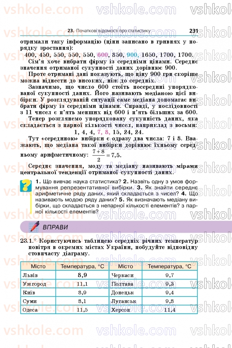 Страница 231 | Підручник Алгебра 9 клас А.Г. Мерзляк, М.С. Якір 2026
