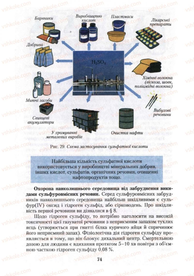 Страница 74 | Підручник Хімія 10 клас О.Г. Ярошенко 2010