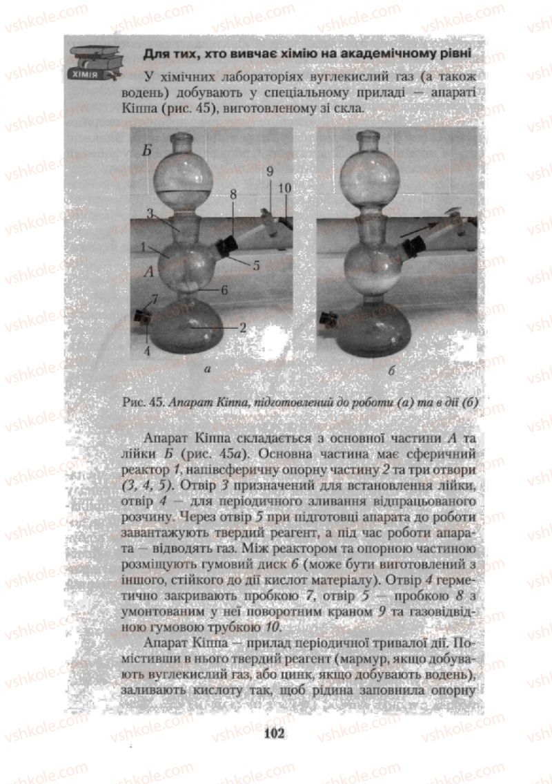 Страница 102 | Підручник Хімія 10 клас О.Г. Ярошенко 2010