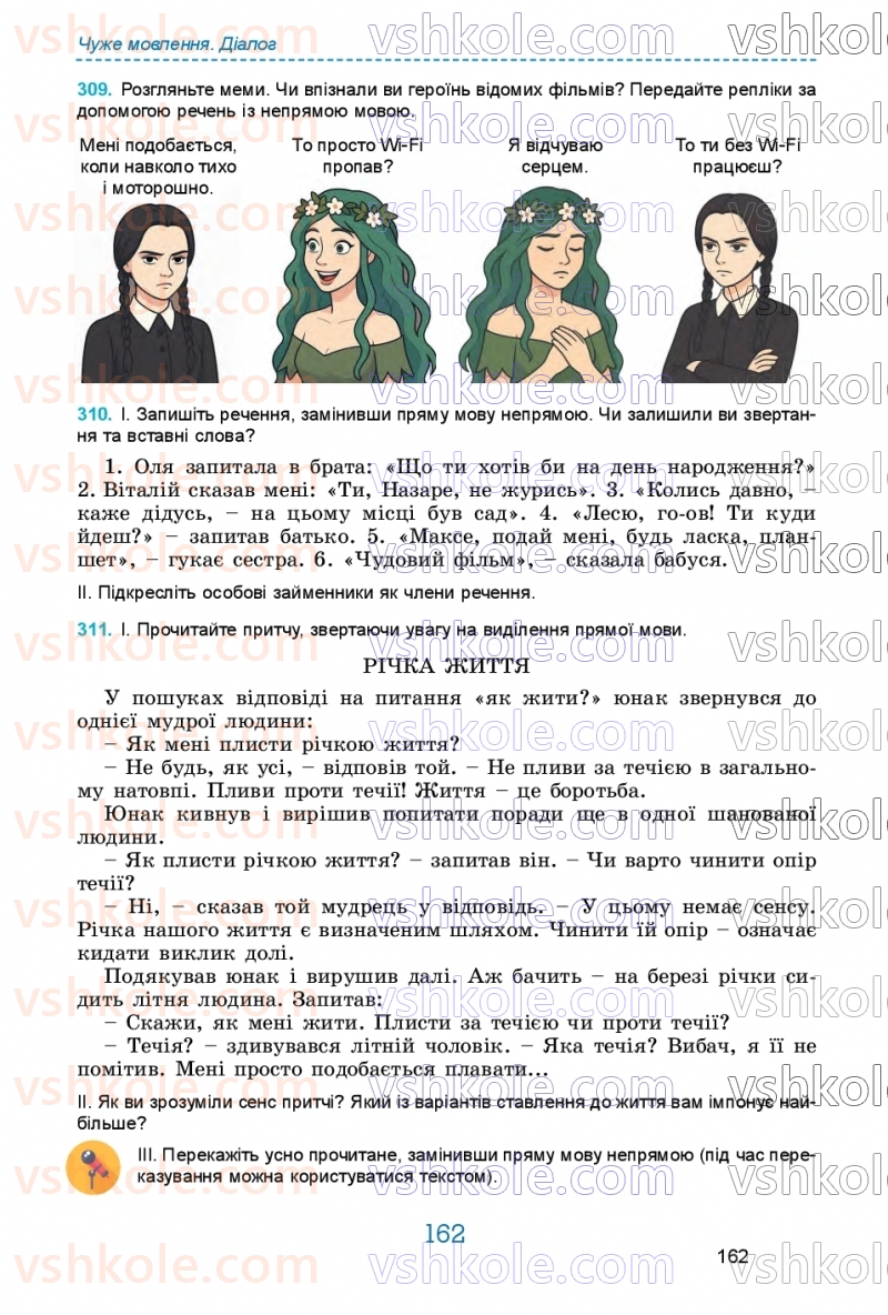 Страница 162 | Підручник Українська мова 9 клас О.В. Заболотний, В.В. Заболотний 2026