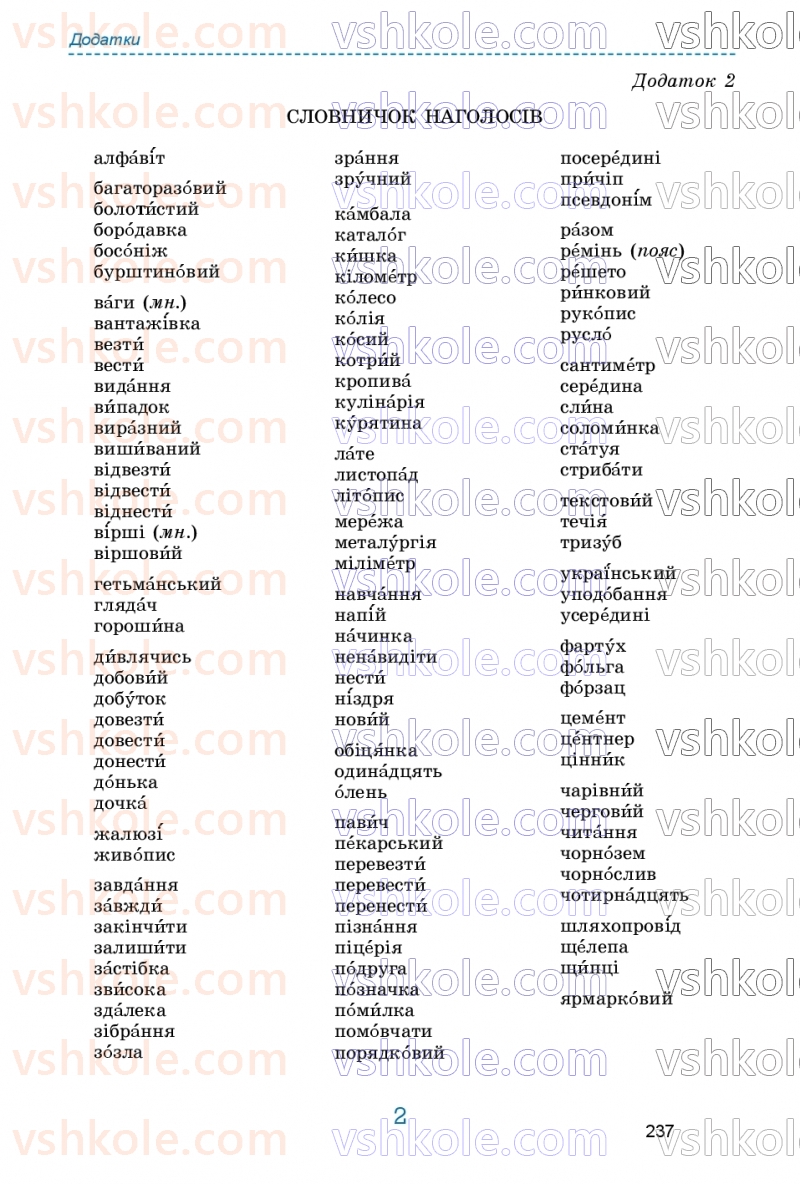 Страница 237 | Підручник Українська мова 9 клас О.В. Заболотний, В.В. Заболотний 2026