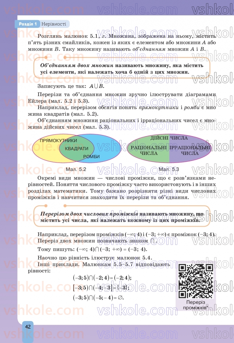 Страница 42 | Підручник Алгебра 9 клас Г.П. Бевз, В.Г. Бевз, Д.В. Васильєва, Н.Г. Владімірова 2026