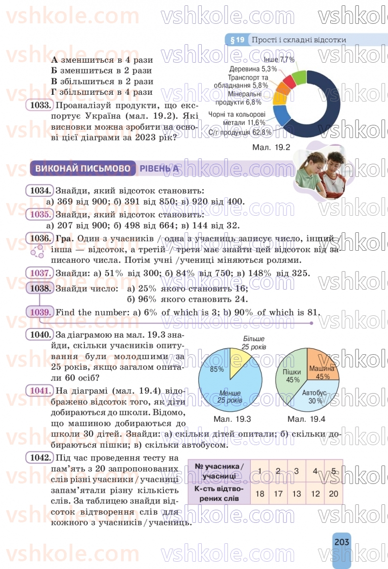Страница 203 | Підручник Алгебра 9 клас Г.П. Бевз, В.Г. Бевз, Д.В. Васильєва, Н.Г. Владімірова 2026