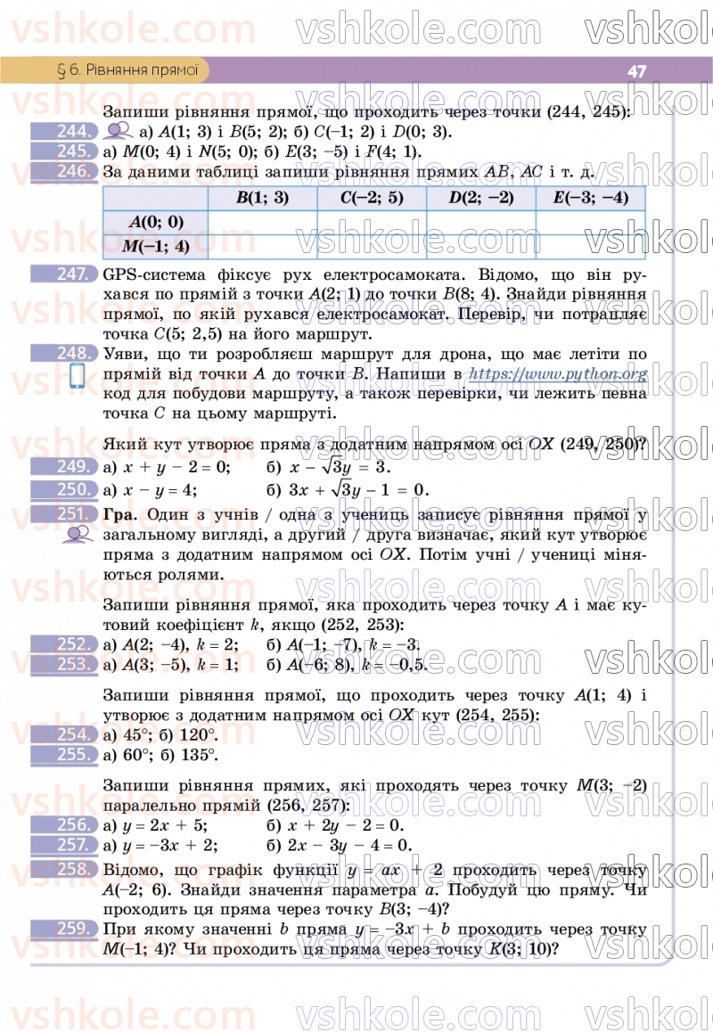 Страница 47 | Підручник Геометрія 9 клас Г.П. Бевз, В.Г. Бевз, Д.В. Васильєва, Н.Г. Владімірова 2026