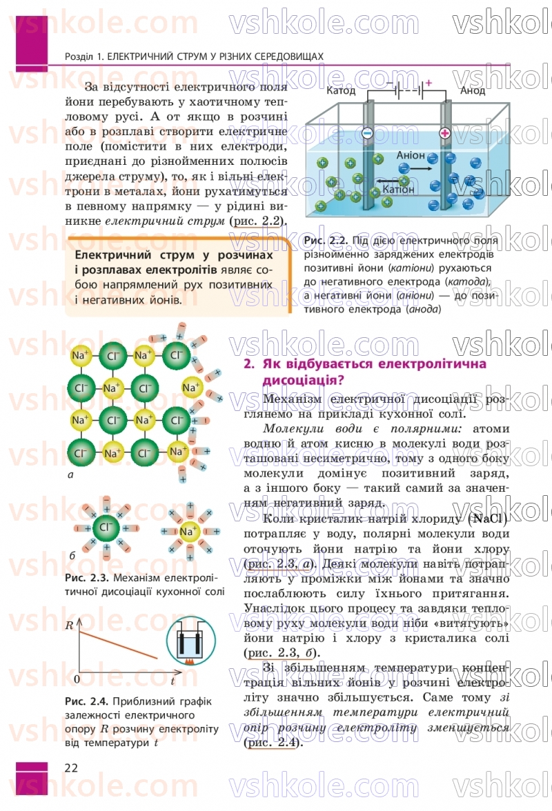 Страница 22 | Підручник Фізика 9 клас В.Г. Бар’яхтар, Ф.Я. Божинова, С.О. Довгий, М.М. Кірюхін, О.О. Кірюхіна 2026