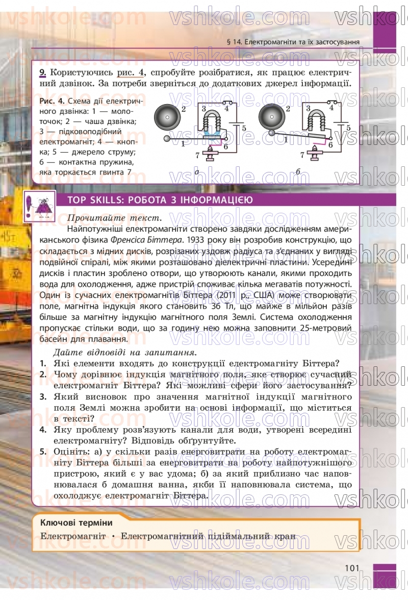 Страница 101 | Підручник Фізика 9 клас В.Г. Бар’яхтар, Ф.Я. Божинова, С.О. Довгий, М.М. Кірюхін, О.О. Кірюхіна 2026