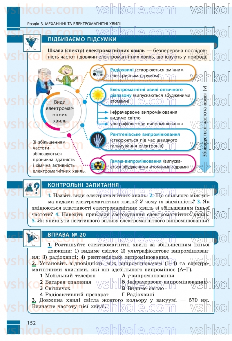 Страница 152 | Підручник Фізика 9 клас В.Г. Бар’яхтар, Ф.Я. Божинова, С.О. Довгий, М.М. Кірюхін, О.О. Кірюхіна 2026