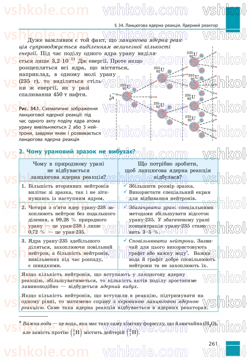 Страница 261 | Підручник Фізика 9 клас В.Г. Бар’яхтар, Ф.Я. Божинова, С.О. Довгий, М.М. Кірюхін, О.О. Кірюхіна 2026