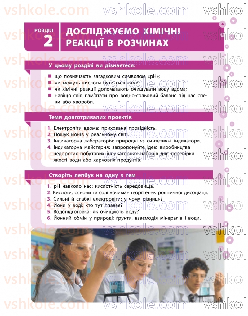Страница 68 | Підручник Хімія 9 клас О.В. Григорович, О.Ю. Недоруб 2026