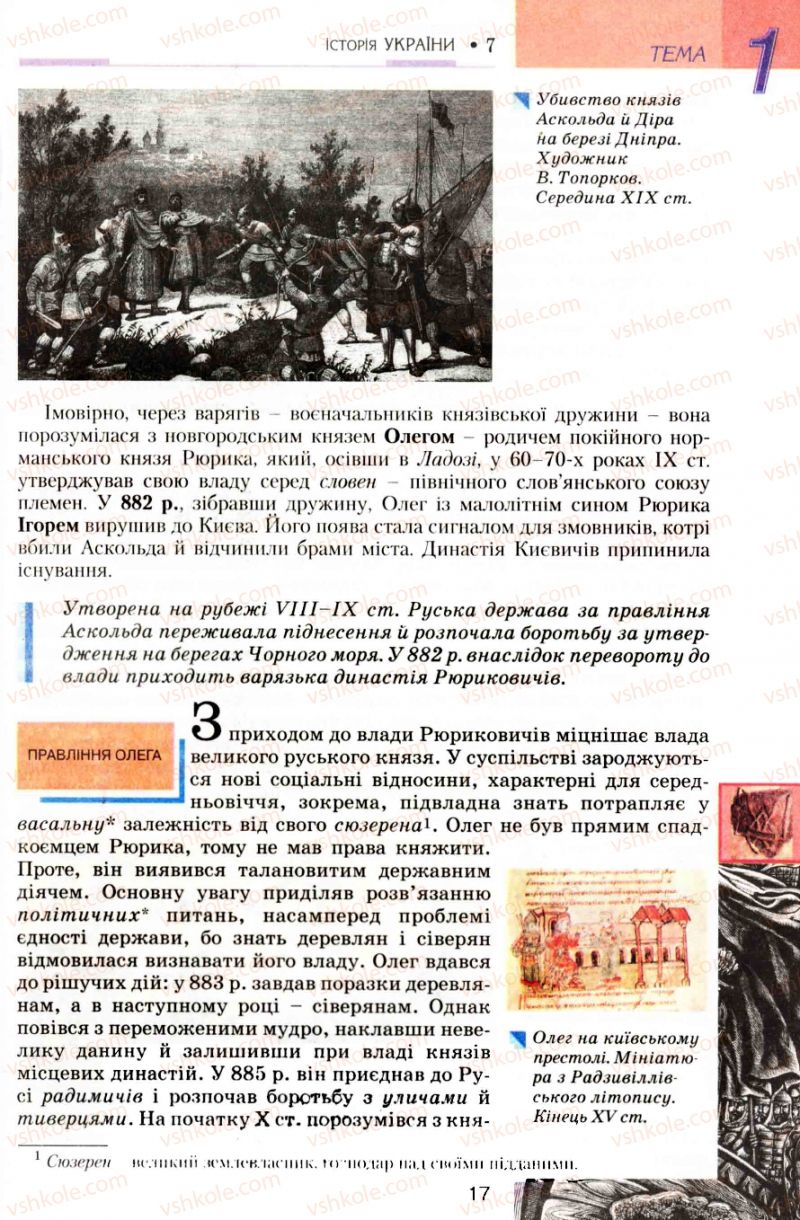 Страница 17 | Підручник Історія України 7 клас В.А. Смолій, В.С. Степанков 2007