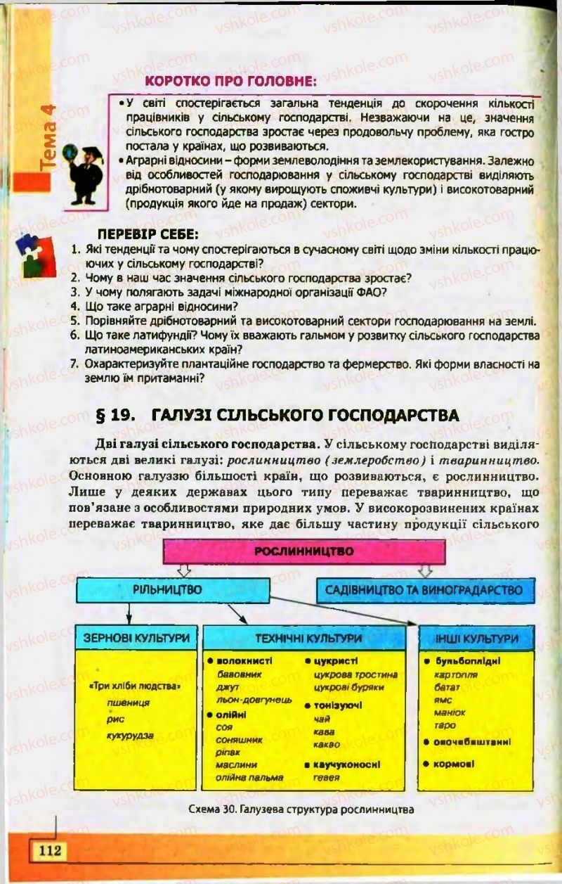 Страница 112 | Підручник Географія 10 клас С.Г. Кобернік, Р.Р. Коваленко 2010
