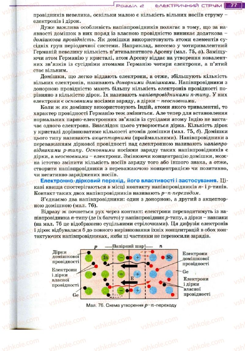 Страница 77 | Підручник Фізика 11 клас Т.М. Засєкіна, Д.О. Засєкін 2011