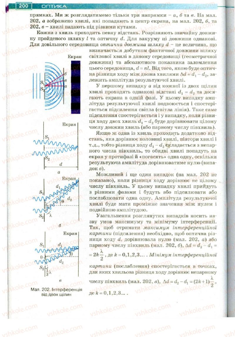 Страница 200 | Підручник Фізика 11 клас Т.М. Засєкіна, Д.О. Засєкін 2011