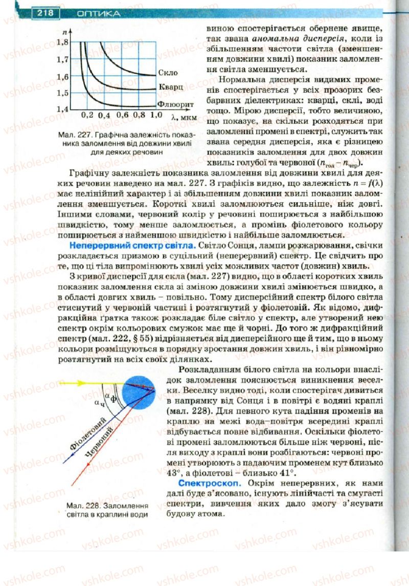 Страница 218 | Підручник Фізика 11 клас Т.М. Засєкіна, Д.О. Засєкін 2011